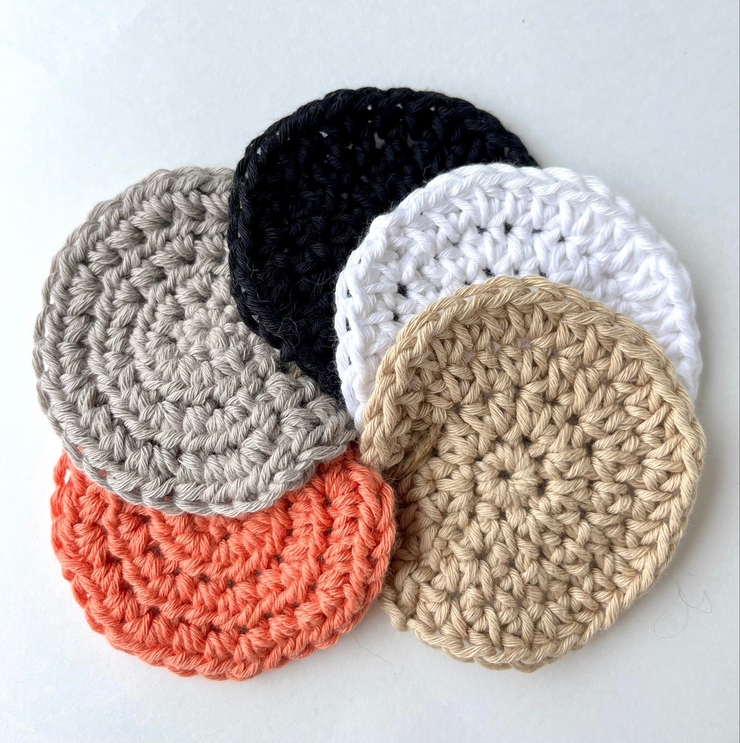Handmade Reusable Bamboo Rounds, Face Scrubbies