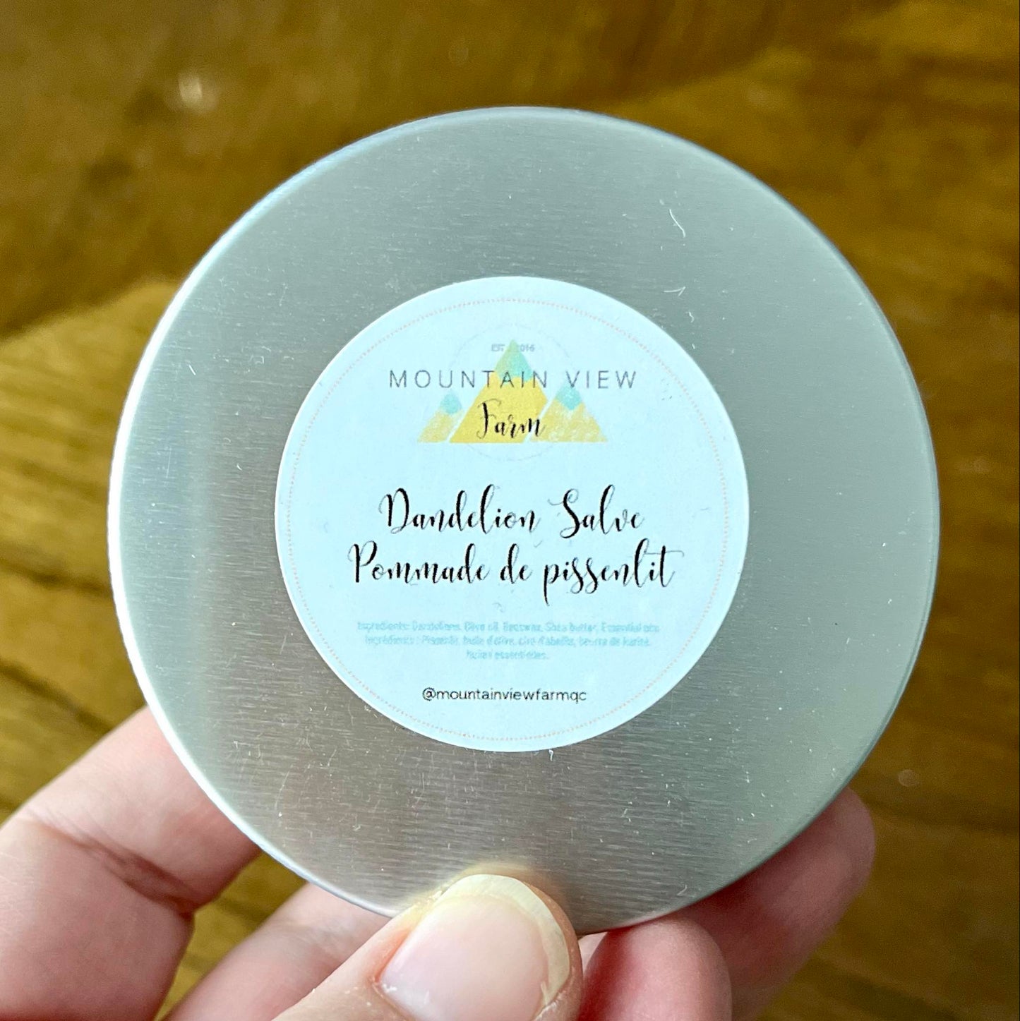 Handcrafted All-Natural Dandelion Salve